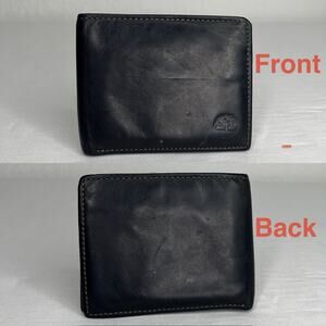 Timberland Bifold Mens Wallet Black Leather, versatile, utility, small, casual